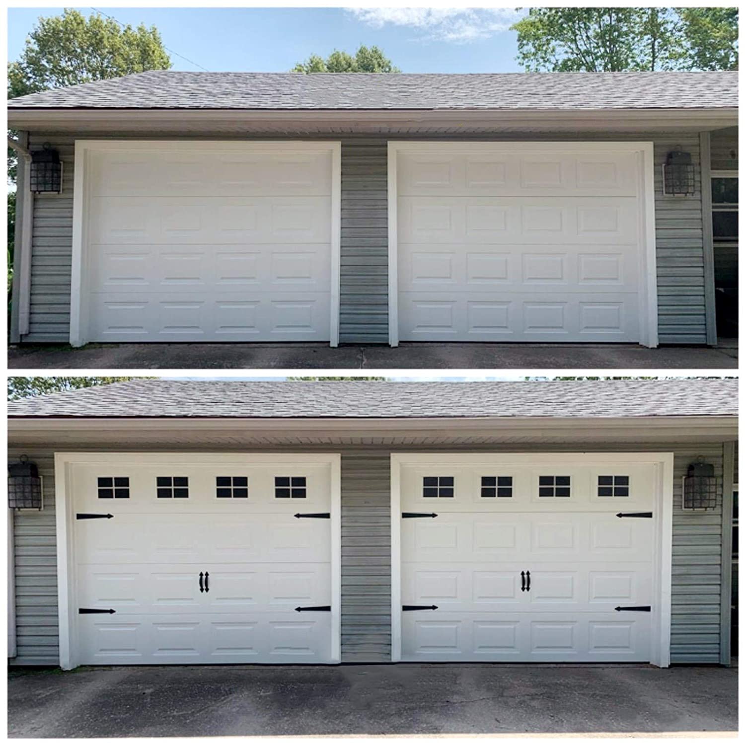 Read more about the article This 5 Minute DIY Garage Door Makeover is Under $50 and adds Great Curb Appeal!
