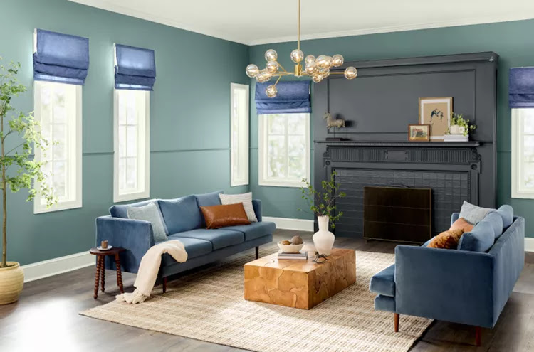 Read more about the article Mapped Blue by Dutch Boy Paints